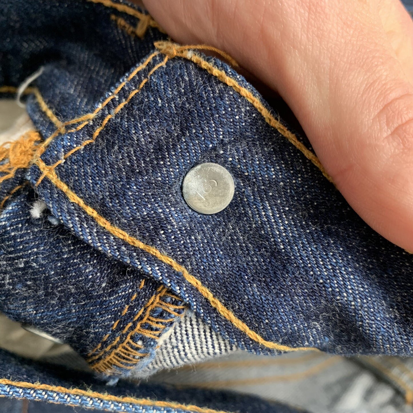 Levis 501 XX Big E Vintage 60s Redline Selvedge Denim Jeans DARK 29x34 Ac 27x30