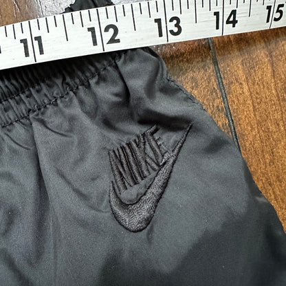 Nike VTG 90s Grey Tag Windpants Track Pants Ankle Zip Unlined Black S 1990s