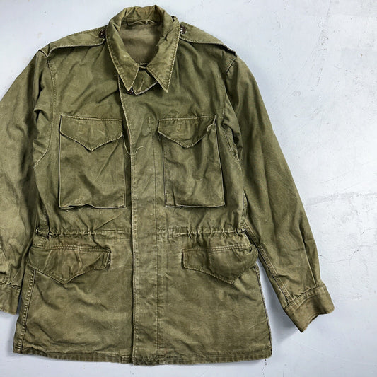 Field Jacket Post WWII Korean War M1950 Coat 1950s 50s OG107 M65