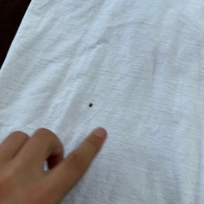 Line Shots Vintage T Shirt Volleyball Surf L 1990 90s White Single Stitch Cool