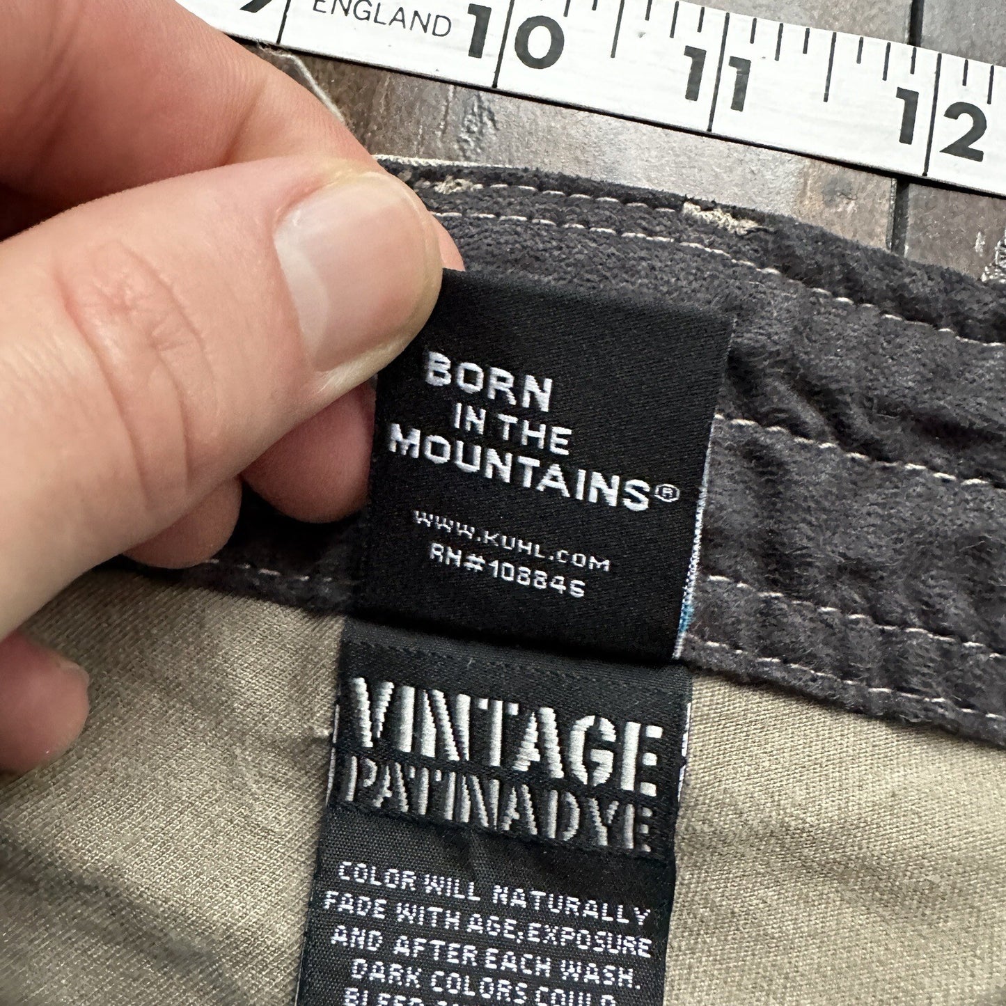 Kuhl Rebel Legendary Pants Men Size 40x30 Work Utility Outdoor Hiking Gray