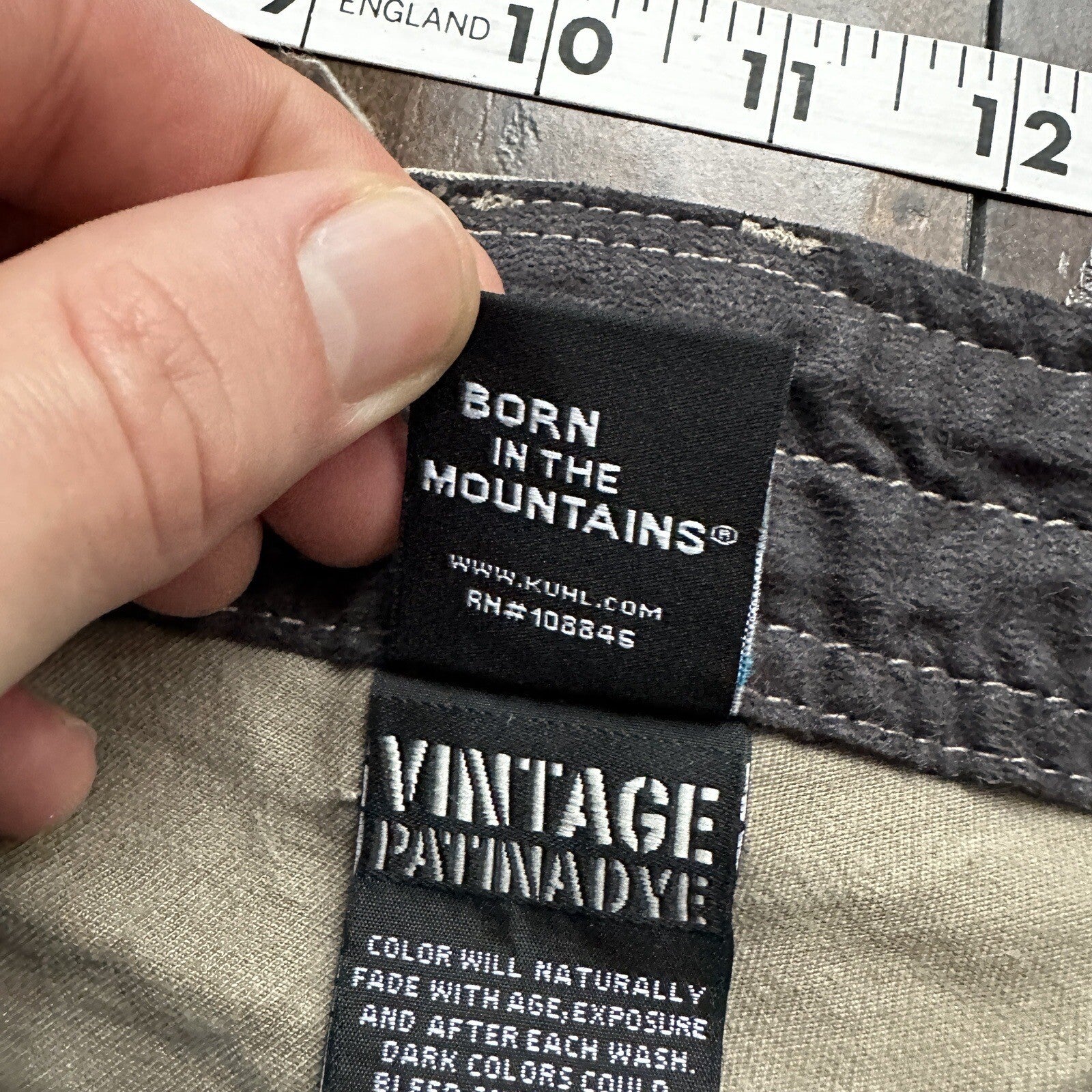 Kuhl Rebel Legendary Pants Men Size 40x30 Work Utility Outdoor Hiking Gray