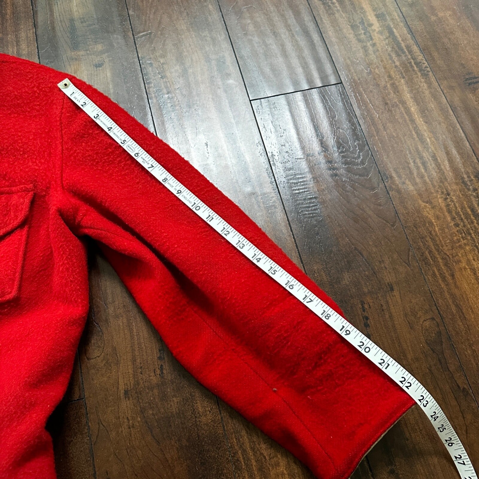 VTG 40s 50s Wool Western Coat Jacket Rockabilly Red Military Green WWII RARE