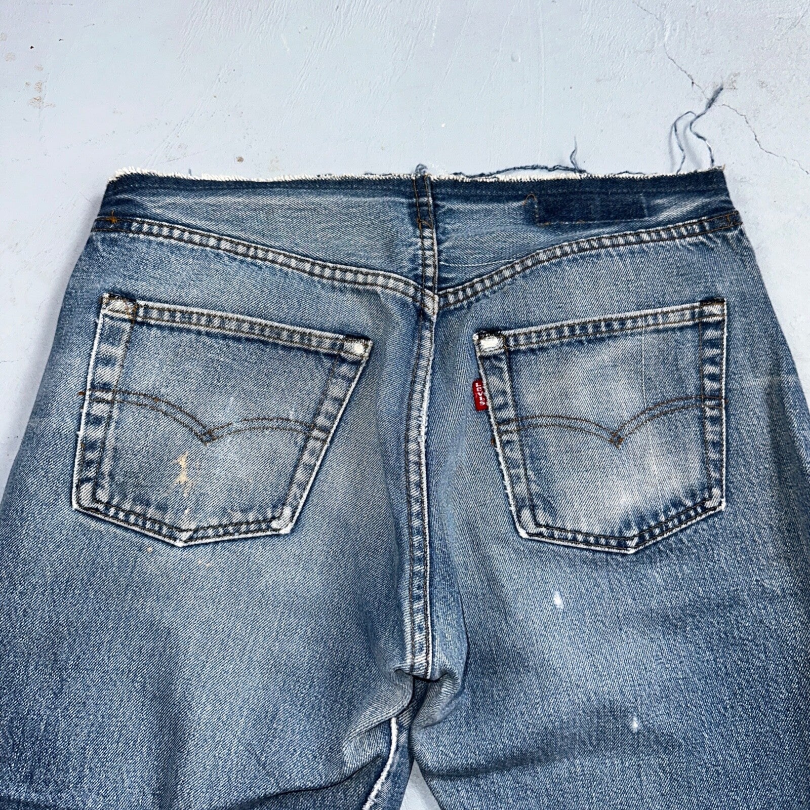 Levis 501 Vintage 80s Redline Selvedge USA XX Jeans Med Wash 31x36 Act 30x30