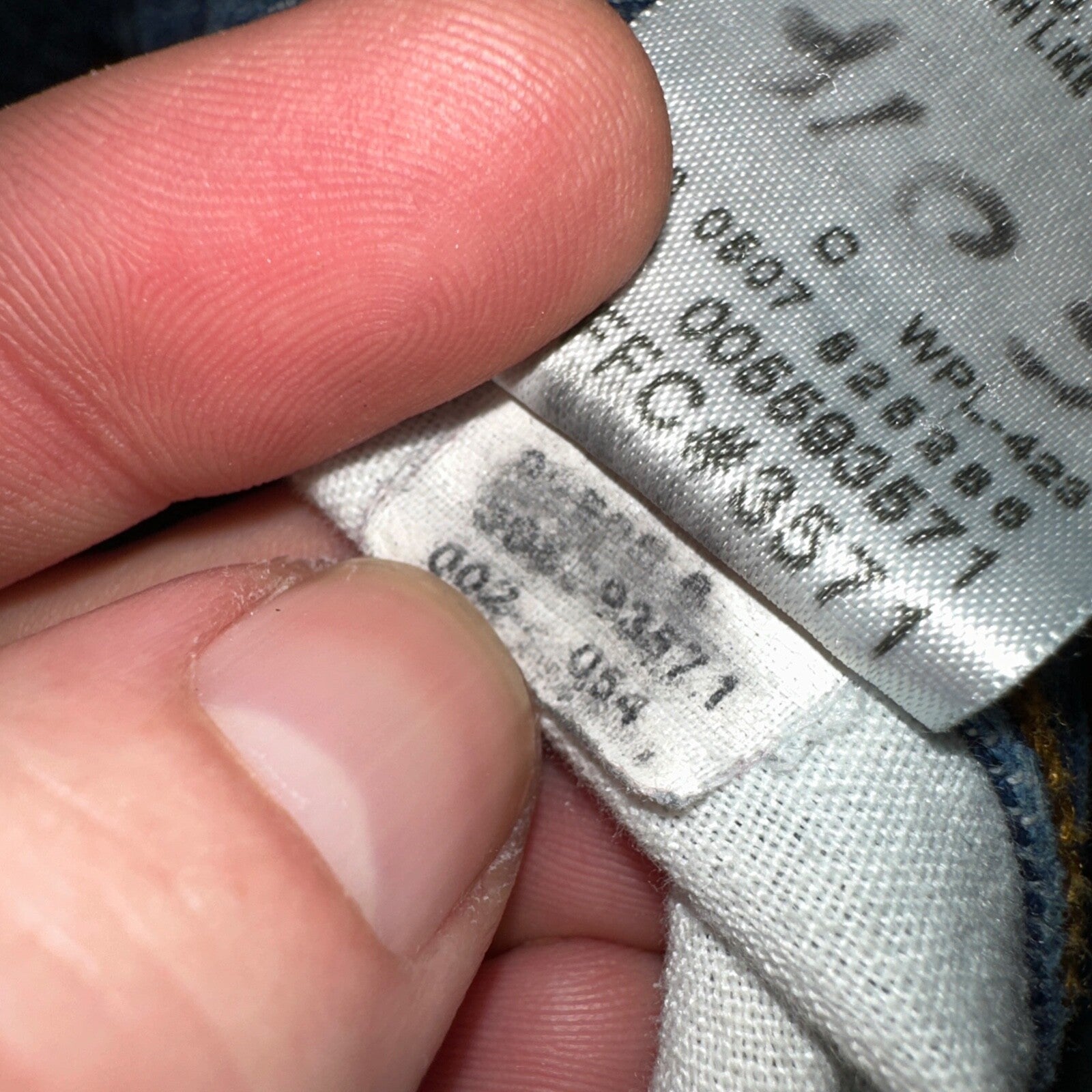 Levis 559 Relaxed Straight Fit Rugged Dark Blue VTG Y2K Denim Jeans Mens 36x32