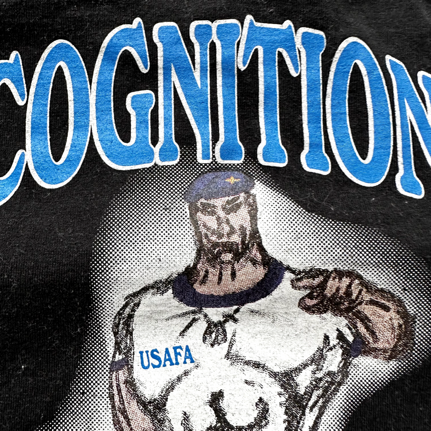 USAF Take The Pain 1999 Vintage T Shirt Black USMC Training Rap Military USA