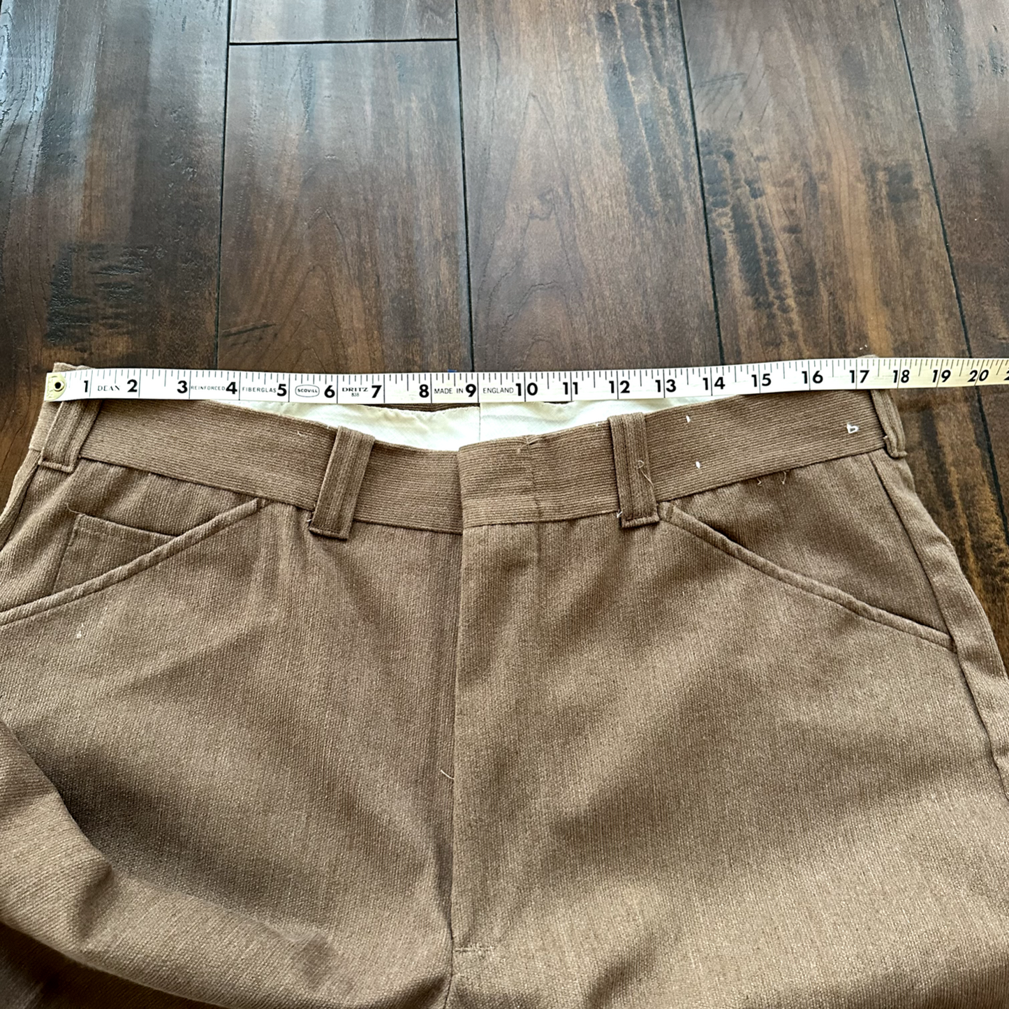 Mens 1950s 1960s Sears Pleated Dress Slacks 35x30 50s 60s Vtg Pants Fleck