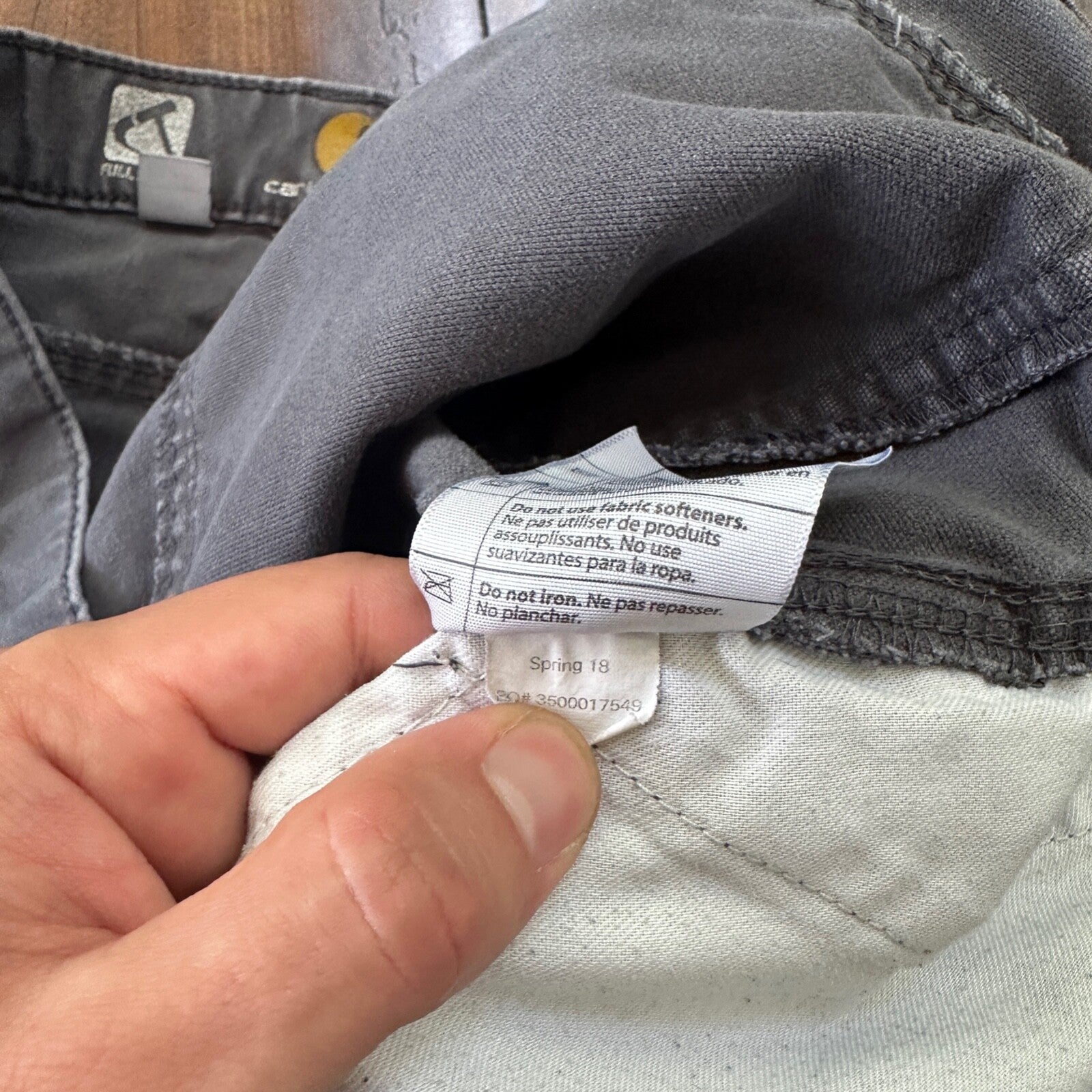 Carhartt Full Swing Cryder Dungaree 2.0 Pants Men's 40x32 Shadow 102812 029