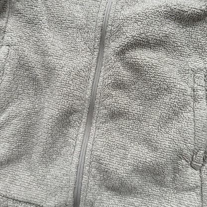 The North Face Fleece Jacket Womens Med Full Zip Sweatshirt Soft Oatmeal Sherpa