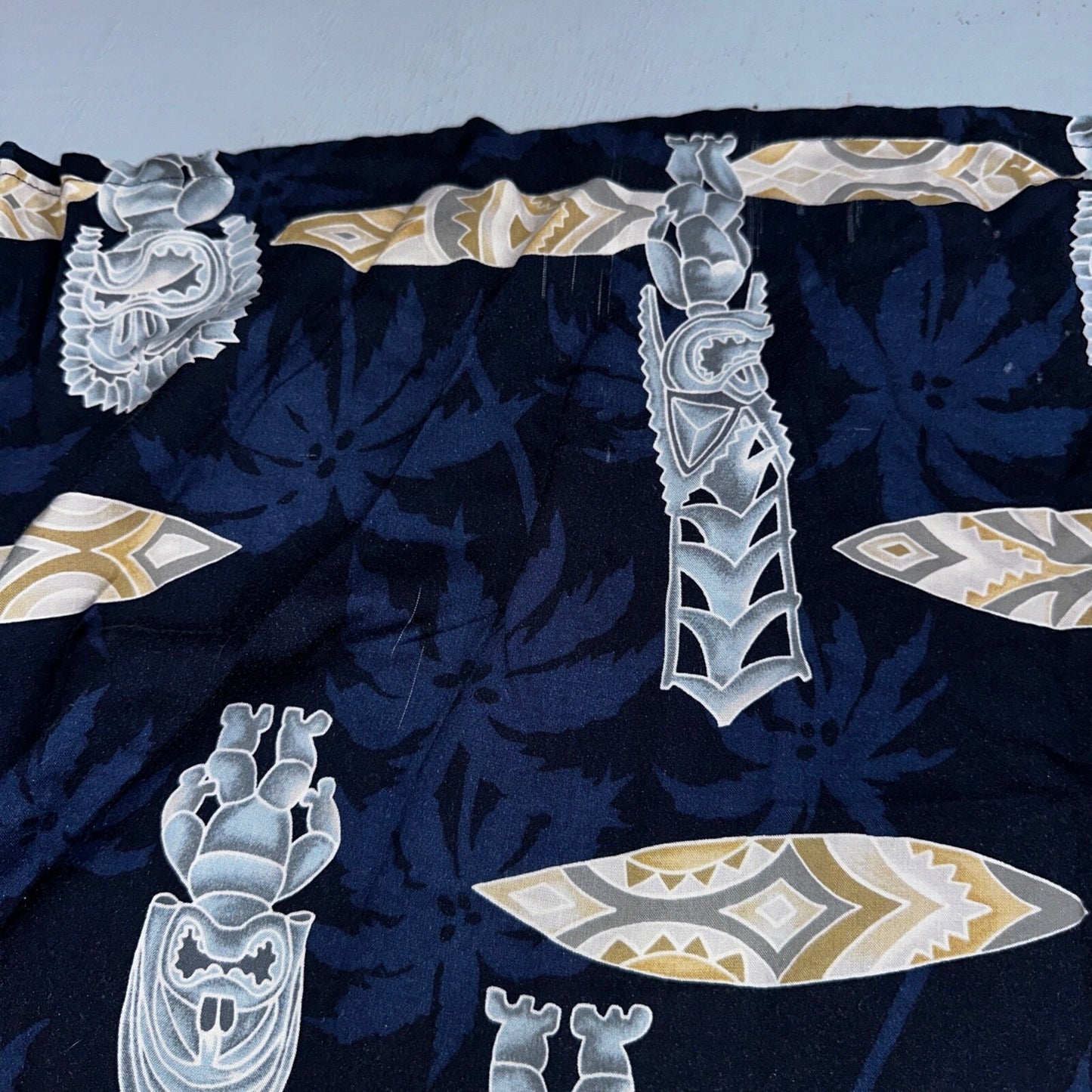 Vintage 90s Kennington Ltd. California Hawaiian Shirt All Over Print Floral Sz L