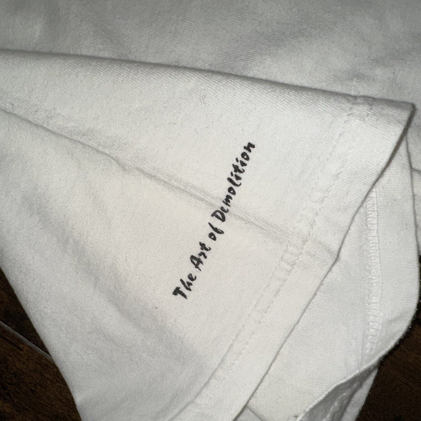 Art Of Demolition Vintage T Shirt 90s Destruction Working Staton Building Rap T