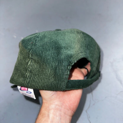 Snair Underground Corduroy VTG Hat Cap Snapback Construction Bulldozer Otto