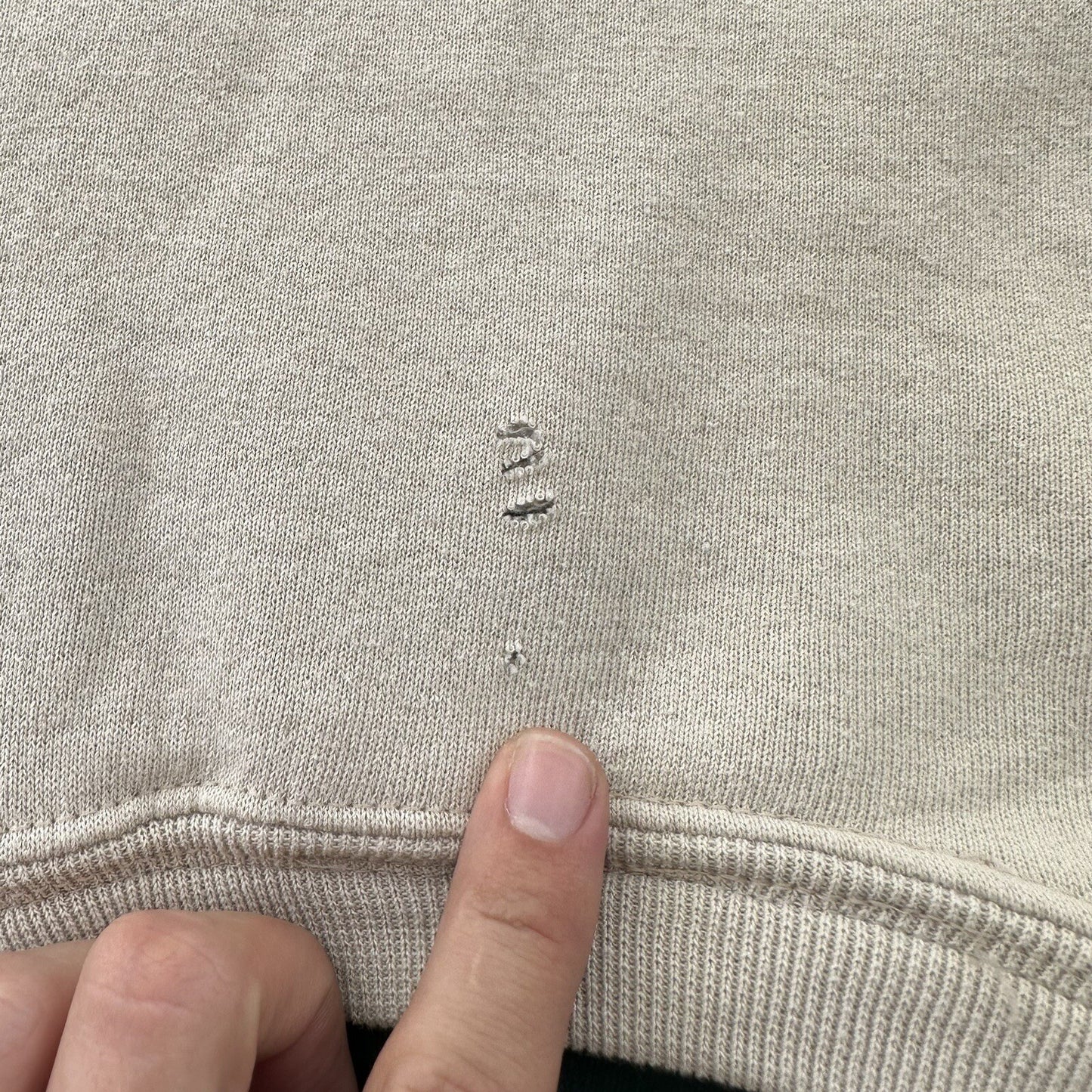 PFI Womens Size XL Autumn Leaves Long Sleeve Green Fall Collared Sweatshirt 90s