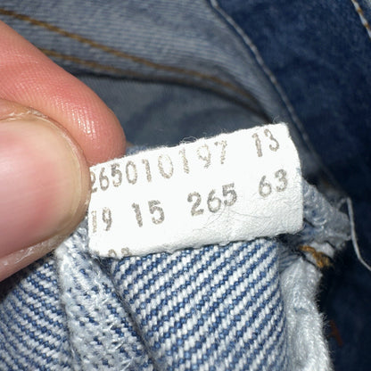 Levis 501 Vintage 80s USA XX Straight Leg Jeans Blue Med Wash High Rise 29x32
