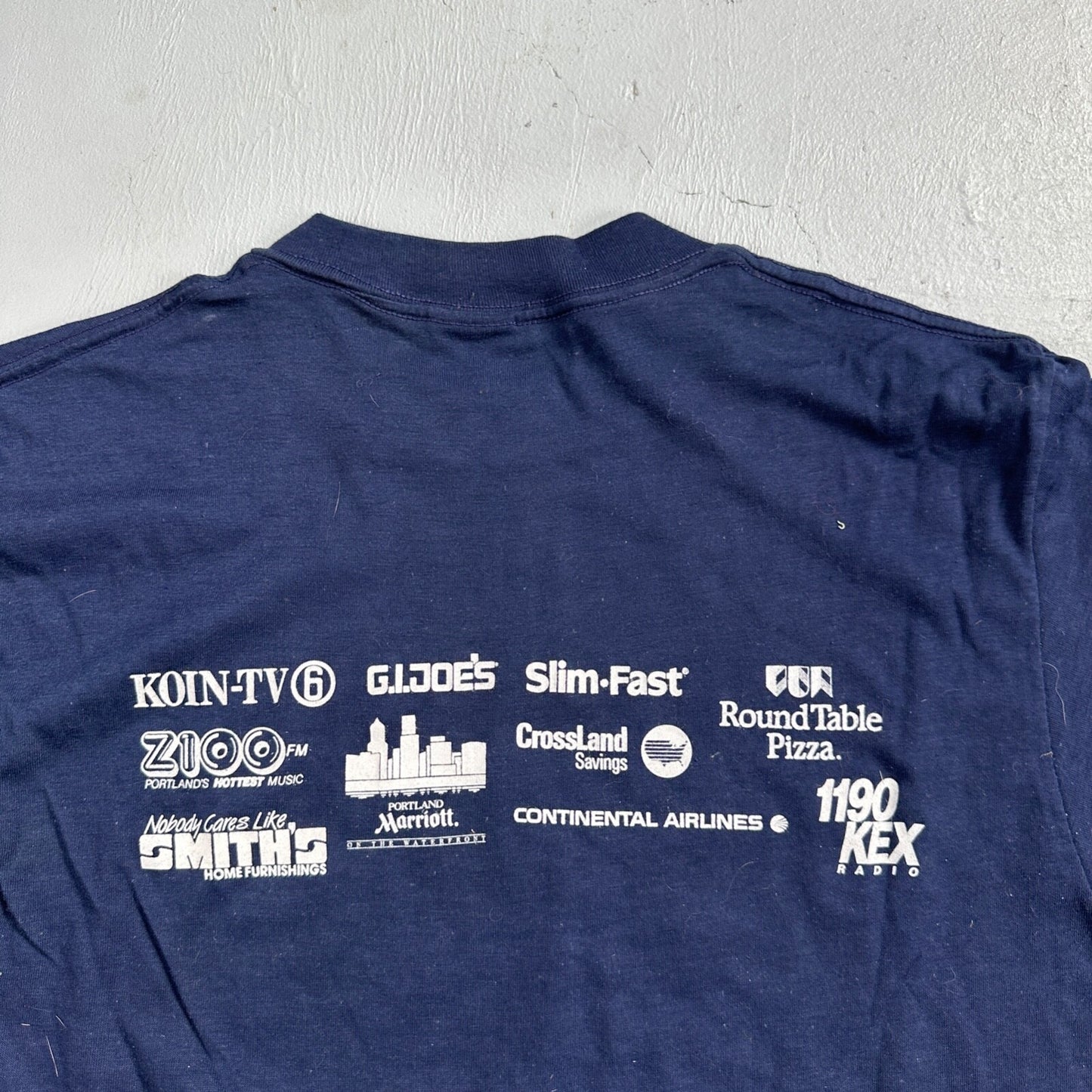 Walk America Happy Babies VTG T Shirt Baby Support March Dimes 80s USA Oregon