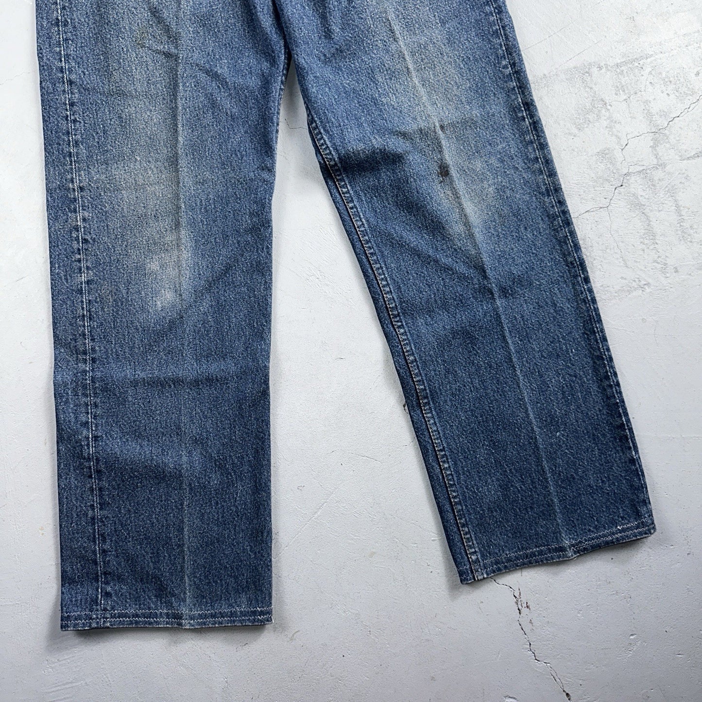 Levis 501 Vintage 80s USA XX Straight Leg Jeans Blue Light Wash 36x40 Act 32x29