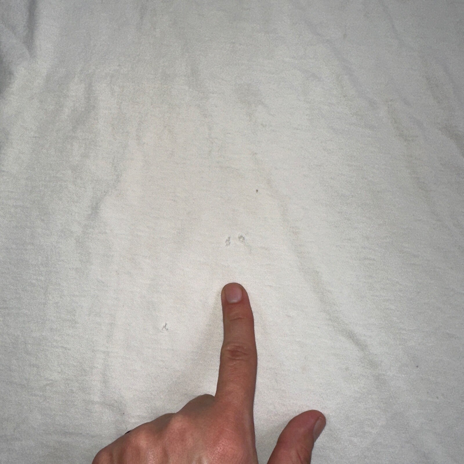 Nike Soccer Y2K Thrashed White VTG T Shirt 2000s Futbal Sports Gym Running