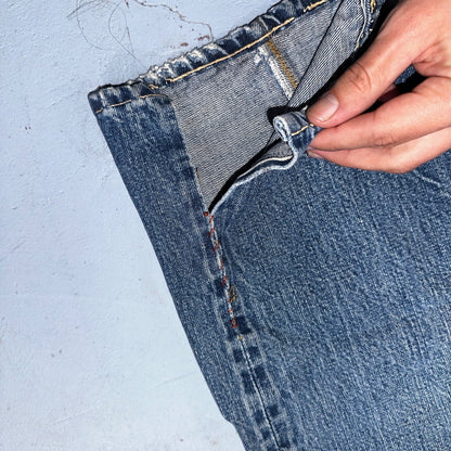 Levis 501 Big E Vintage 60s Redline Selvedge USA XX 1960s Jeans 66 Act 28x28