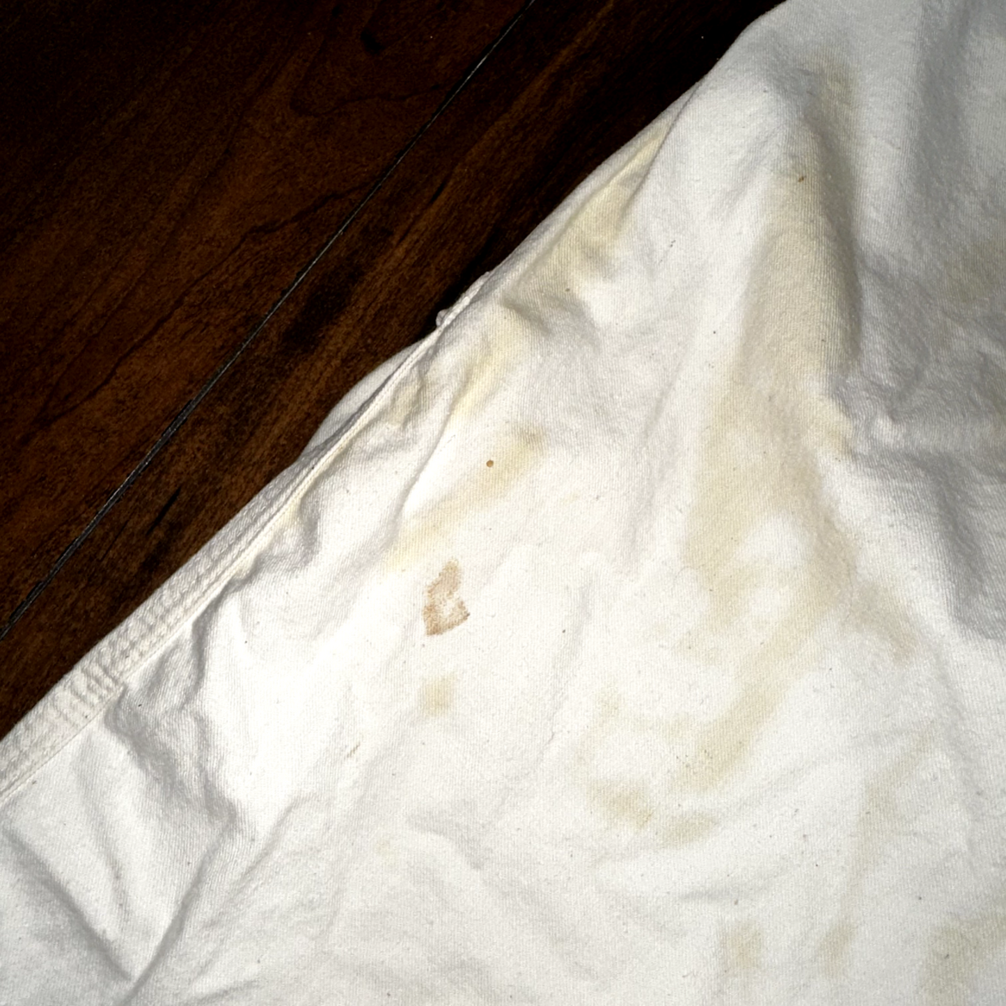 Powerhouse BIB Overalls MONTGOMERY WARD White Denim Workwear 60s 50s Union