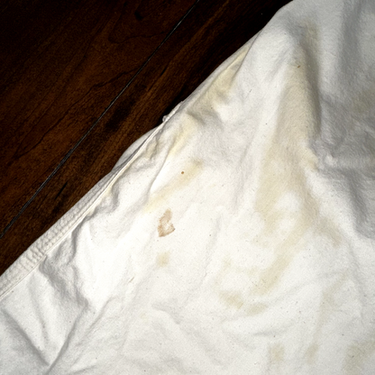 Powerhouse BIB Overalls MONTGOMERY WARD White Denim Workwear 60s 50s Union