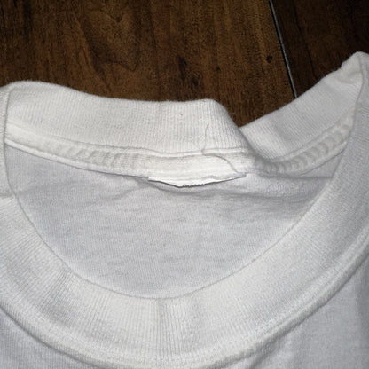 Hard Rock Cafe Vintage T Shirt White Y2K God Bless Music Band Nirvana Rap USA