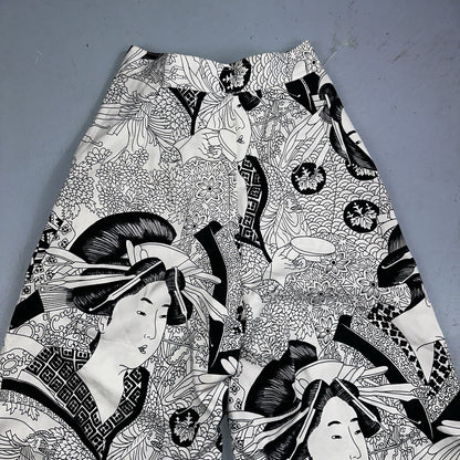 Vintage 60s FUMI’S Hawaii USA Women's 3 Geisha Bell Bottom Pants RARE 1960s 20