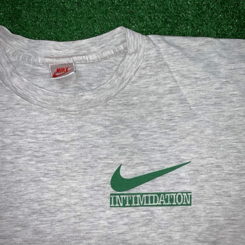Nike Reggie White Intimidation Vintage T Shirt USA Rare Packers Football NFL 90s