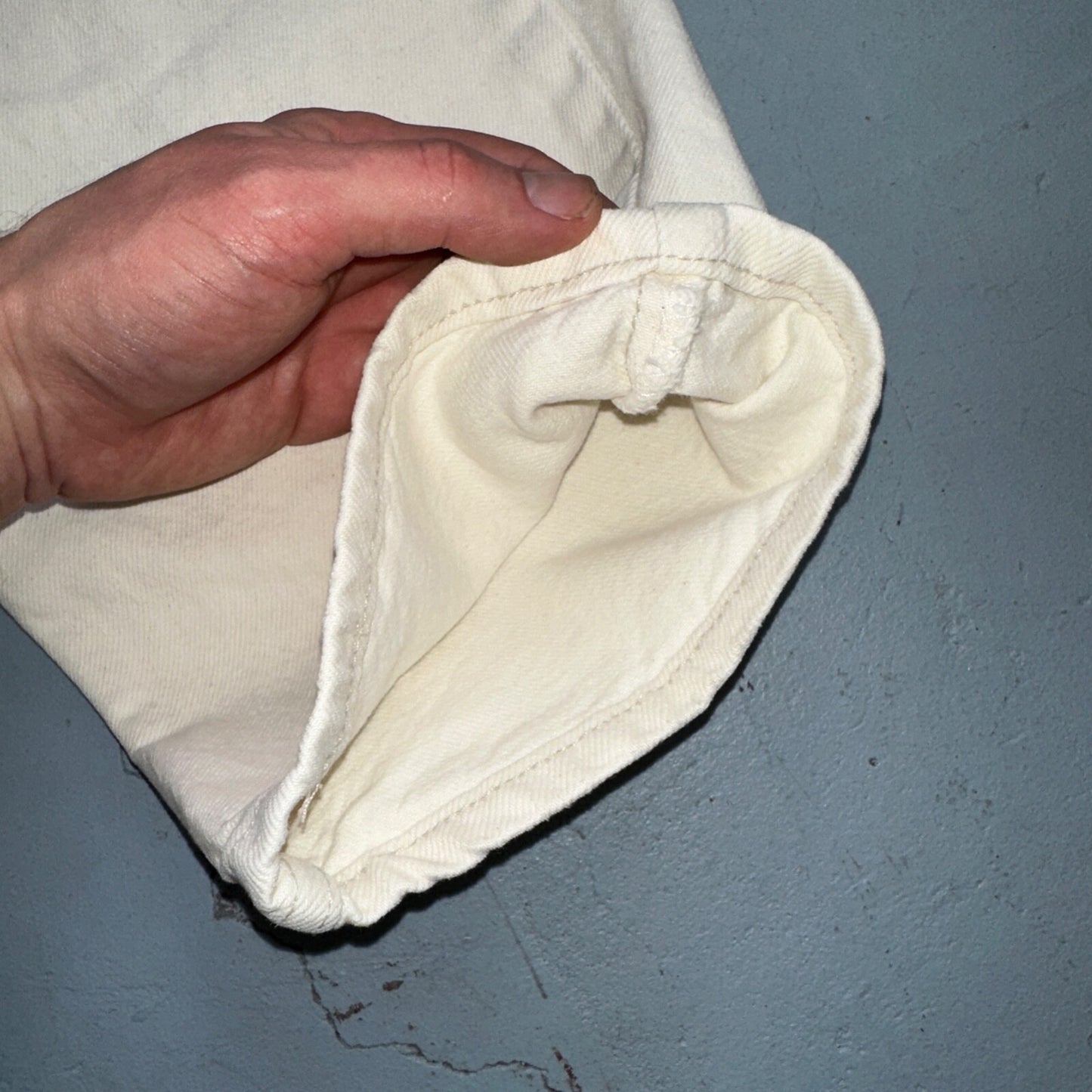 Levis SilverTab Vintage USA 90s Baggy Denim Jeans White Silver 34x30 Act 32x29