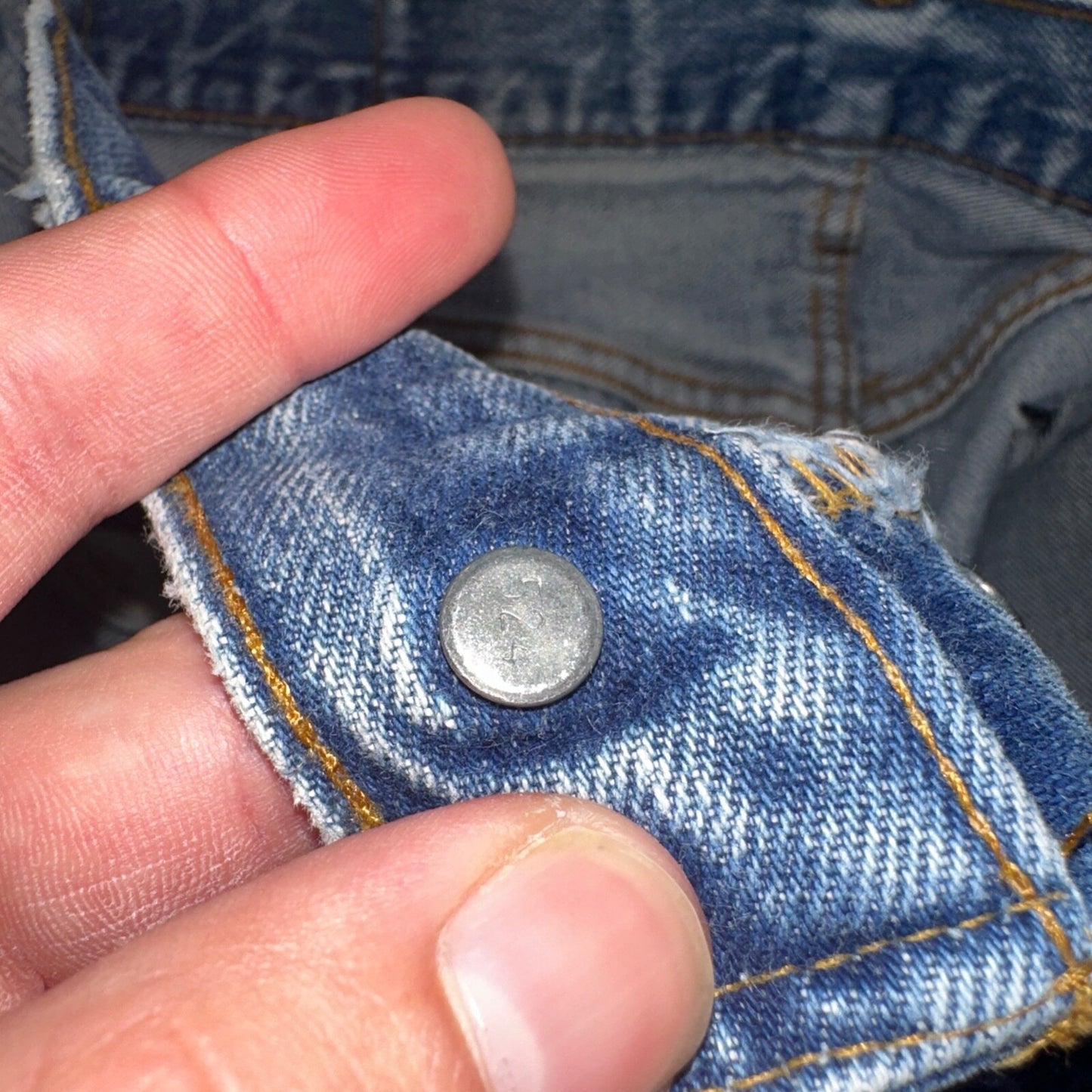 Levis 501 Vintage 80s Redline Selvedge USA XX Jeans Light Wash 33x40 Act 30x34