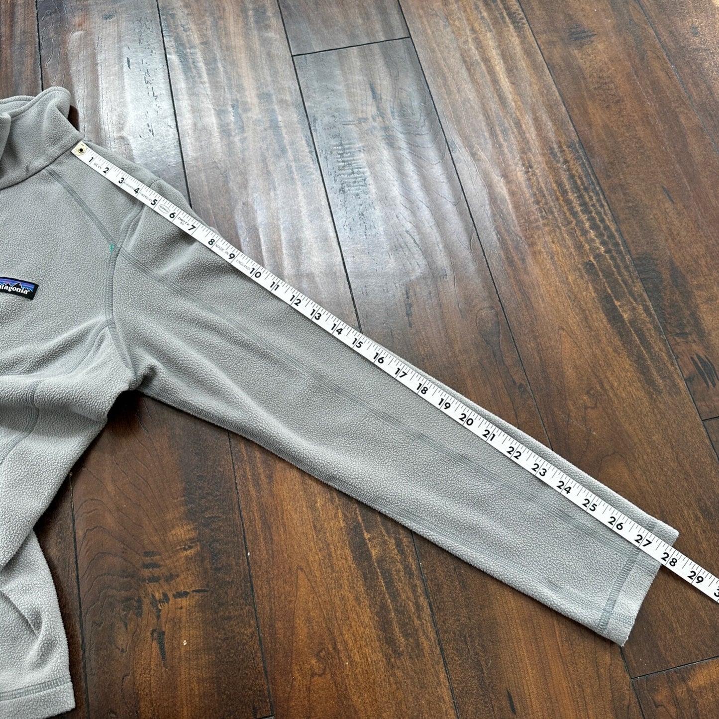 Patagonia Women’s Size M Sweater Fleece Pullover Jacket 1/4 Zip Gray