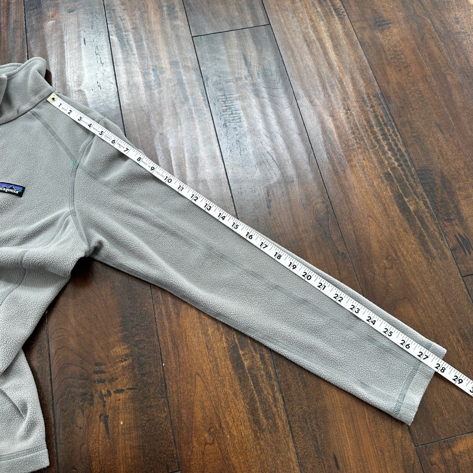 Patagonia Women’s Size M Sweater Fleece Pullover Jacket 1/4 Zip Gray