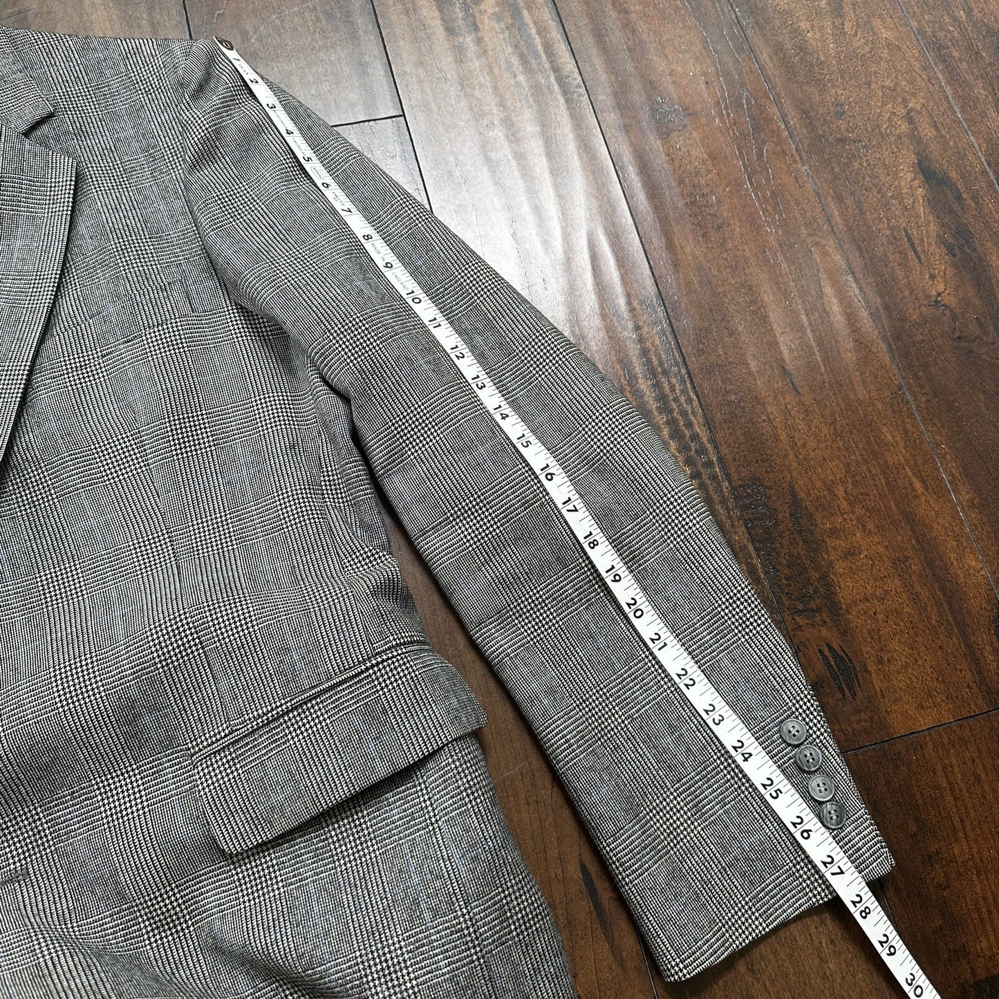 1970s 1980s Gray Oregon Wool Sport Jacket VTG Mens Suit 44 34x32 Rockabilly