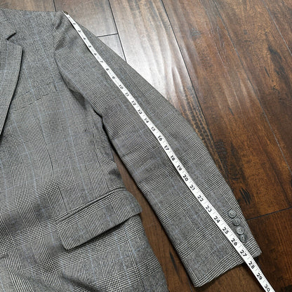 1970s 1980s Gray Oregon Wool Sport Jacket VTG Mens Suit 44 34x32 Rockabilly