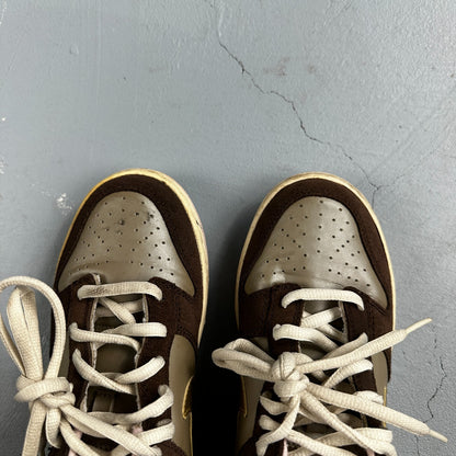 Nike Dunk Low 2007 GS Chino Metallic Gold Rare 309601-271 Brown Purple  5Y W 6.5