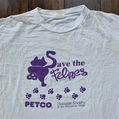 Cats Animals Pet Lover Vintage T Shirt Y2K 90s Cute Funny Humor Petco Felines 