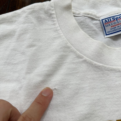 Vintage Born In America A Long Time Ago T Shirt 90s Crop Top USA Funny Humor