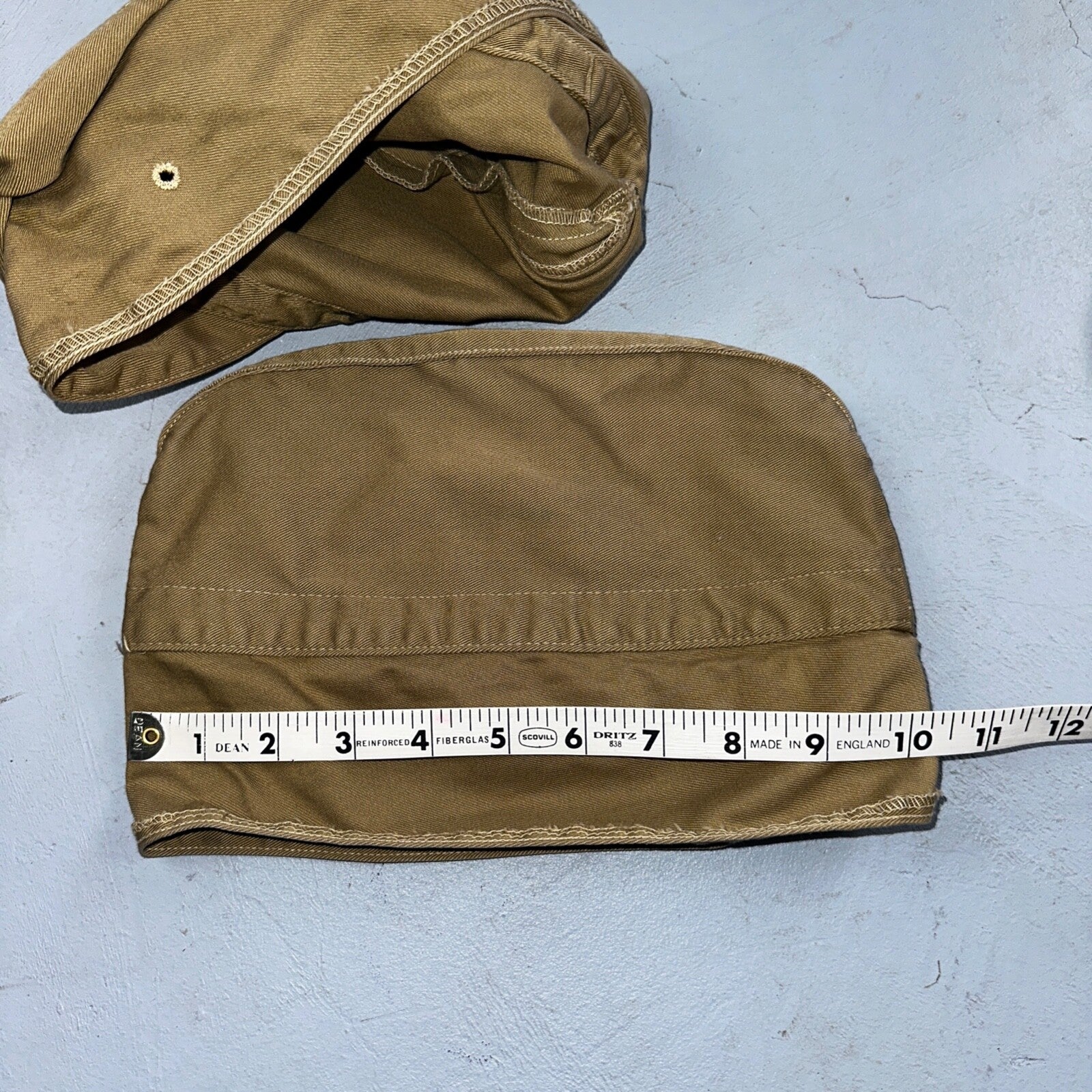 WWII US Navy V-5 Aviation Cadet Garrison Hat Lot of 2 WW2 Stencil