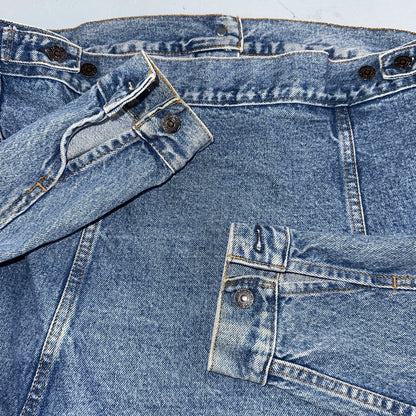 Levis VTG Denim Size 42 Type 3 III Trucker Jean Jacket Med Blue Wash 1980s 80s