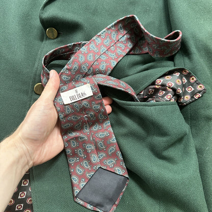 1960s 1970s Green Cashemere Sport Jacket VTG Mens Suit 44 34x32 Rockabilly Gray