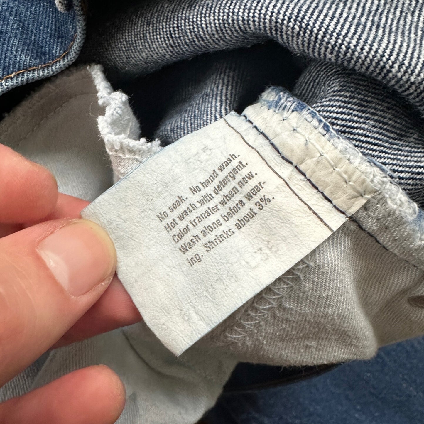 Vintage 80s Levis 646 Boot Flare Orange Tab 36x36 USA Blue Jeans 501 Act 33x34