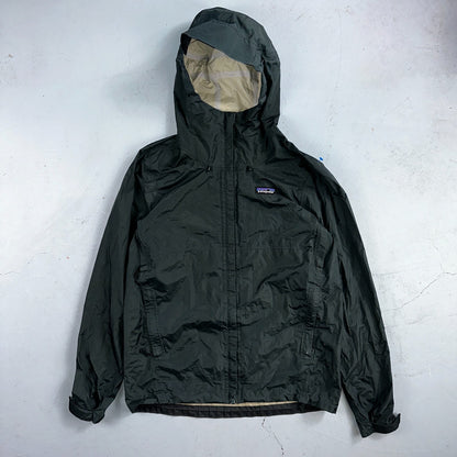 Patagonia Torrentshell Jacket Mens S Green H2No Hooded Hiking Outdoor Shell