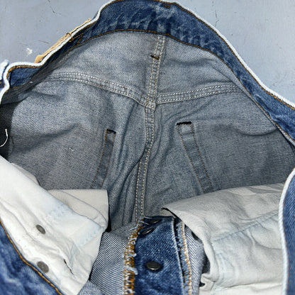 Levis 501 Vintage 80s Redline Selvedge USA XX Jeans Med Wash 35x38 Act 32x33