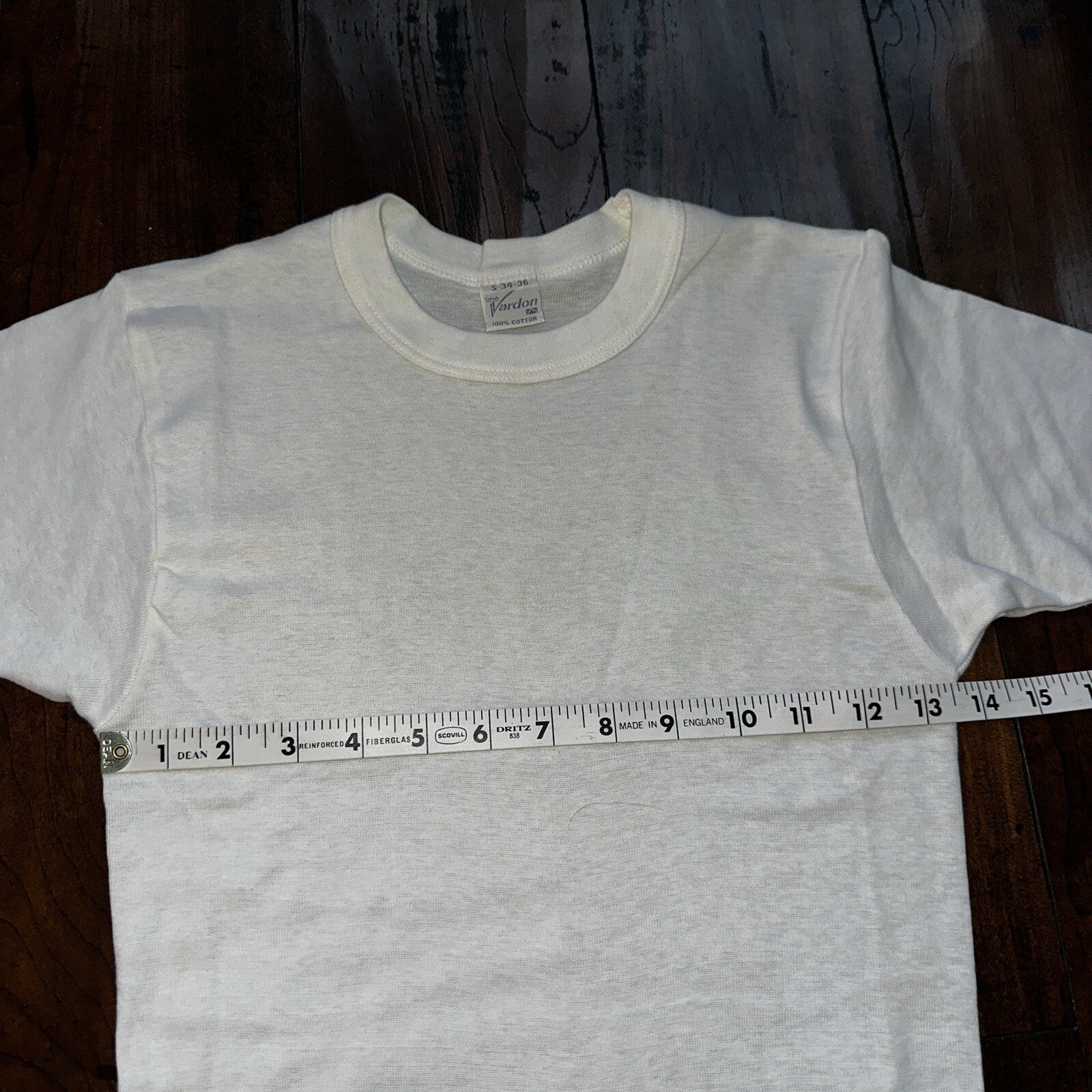 1960s Vardon Vintage White Blank T Shirt S Rockabilly Lot 6 Pack 60s 50s Hanes