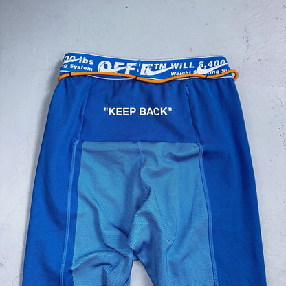 OFF-WHITE  x NIKE Training Leggings Tape Band Sweatpants Small Virgil Abloh Gym
