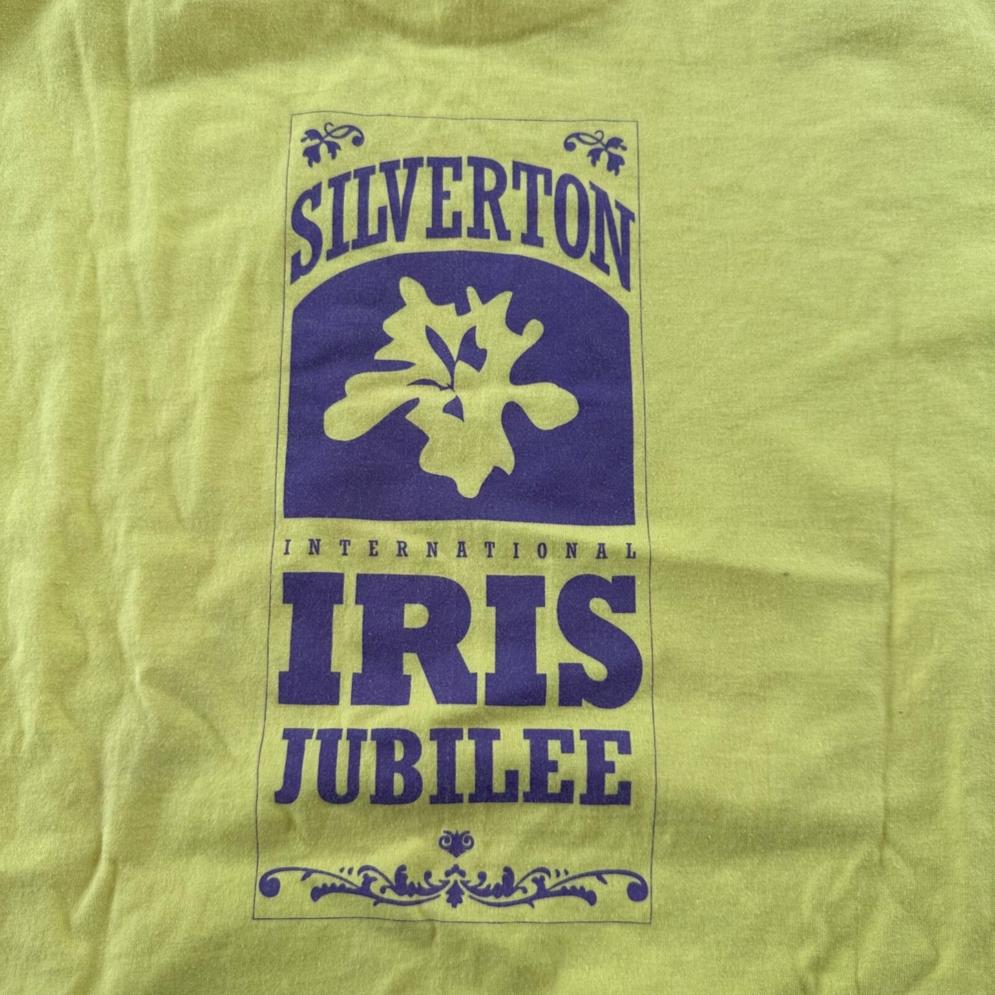 Oregon Silverton Vintage T Shirt Yellow Blank Front Jubilee Sports Hanes 80s
