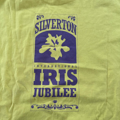 Oregon Silverton Vintage T Shirt Yellow Blank Front Jubilee Sports Hanes 80s