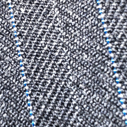 VTG Botany 500 Couture 42 USA MADE 2Pc Black/Gray Pinstriped Wool Suit