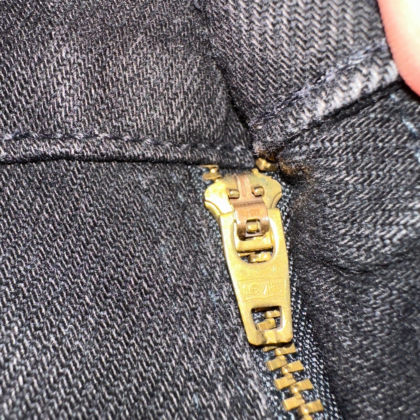 Levis 505 Vintage 90s USA Red Tab Jeans 36x30 Black Wash 1992 501 Act 36x29