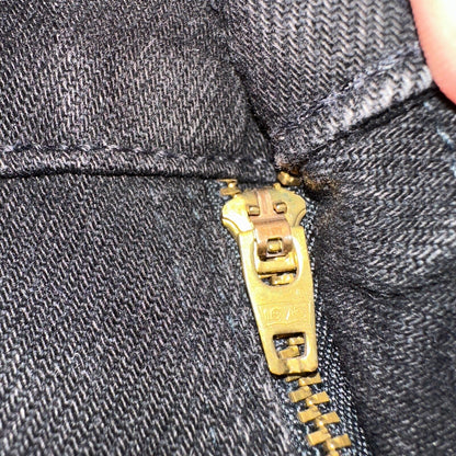 Levis 505 Vintage 90s USA Red Tab Jeans 36x30 Black Wash 1992 501 Act 36x29