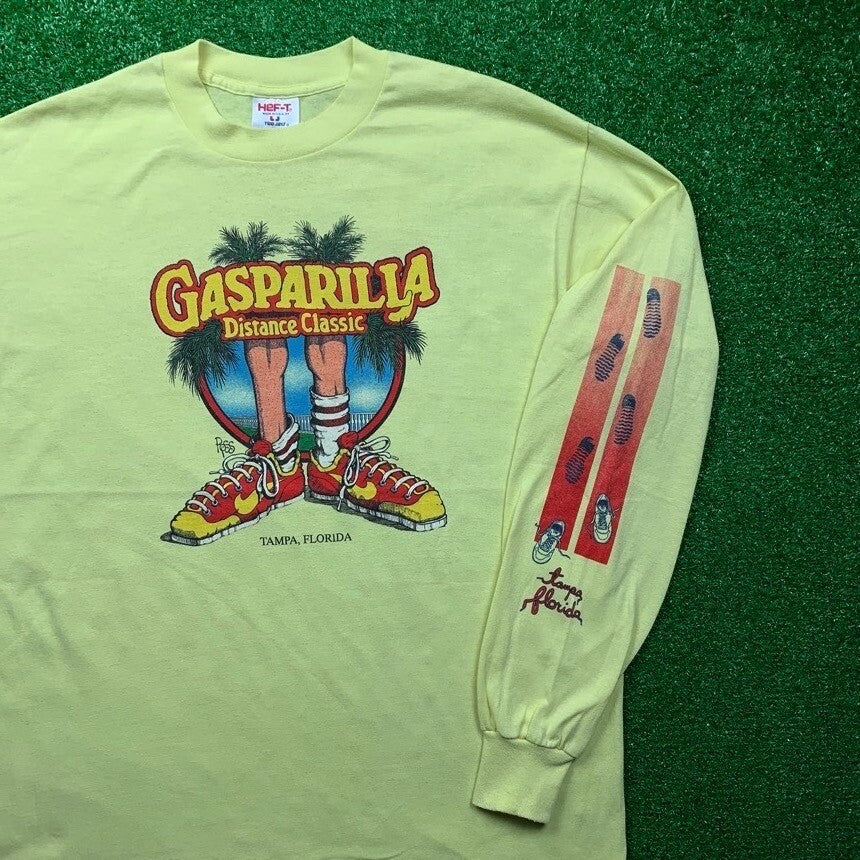 Vintage Nike T Shirt USA Rare Florida Ross Geisha Gasparilla Running Long Sleeve